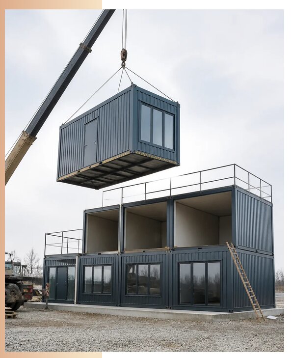 Модульные здания из блок-контейнеров под ключ в Кузнецке